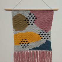 Mi Proyecto del curso: Intarsia crochet: teje tus propios tapices. Decoration, Fiber Arts, DIY, and Crochet project by Natalia Fermoselle Martinez - 08.11.2021