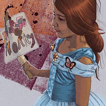 My project in Illustrated Portraits with Procreate course. Ilustração tradicional, Ilustração vetorial, Ilustração digital, e Desenho de retrato projeto de Lizzie Nowobilska-Dean - 11.08.2021