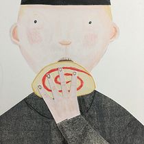 My project in Introduction to Children’s Illustration course. Traditional illustration, Fine Arts, Painting, Pencil Drawing, Drawing, Watercolor Painting, Children's Illustration, Narrative, Collage, and Gouache Painting project by Malin Flynn - 08.11.2021