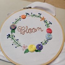 Mi Proyecto del curso: Técnicas básicas para bordar letras. Embroider project by Damarys Atencio - 08.08.2021