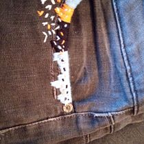 Mi Proyecto del curso: Bordado: reparación de prendas. Bordare un pantalón antiguo. . Bordado, Costura, DIY, Upc, e cling projeto de Erika GUTIERREZ WAGNER - 11.08.2021
