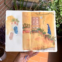 Claudia Montedoro - Final project in Exploratory Sketchbook. Traditional illustration, Sketching, Creativit, Drawing, Watercolor Painting, Sketchbook, and Gouache Painting project by Claudia Montedoro - 08.11.2021