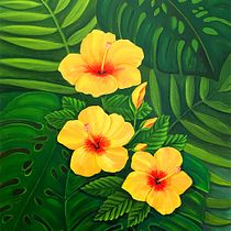 My project in Botanical Painting with Acrylic course. Traditional illustration, Fine Arts, Painting, Acr, lic Painting, and Botanical Illustration project by kelfro - 07.31.2021