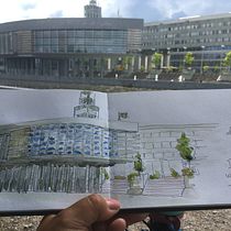 Mein Kursprojekt: Aquarellreiseheft. Traditional illustration, Watercolor Painting, Architectural Illustration, and Sketchbook project by Gerald Lechner - 08.11.2021
