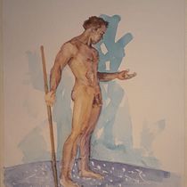 Mi Proyecto del curso: Figura humana en acuarela. Un progetto di Illustrazione tradizionale, Belle arti, Pittura, Pittura ad acquerello, Disegno realistico e Disegno anatomico di Jose Puyelli - 11.08.2021