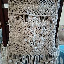 Mi Proyecto del curso: Macramé: crea prendas de ropa únicas. Un proyecto de Diseño de complementos, Artesanía y Tejido de Mona Treviño - 12.08.2021