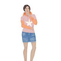 Meu projeto do curso: Retrato de personagens femininas . Projekt z dziedziny Trad, c, jna ilustracja, Ilustracja c, frowa, R, sunek c i frow użytkownika Mirian Frotté Costa - 11.08.2021