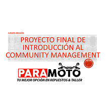 Mi Proyecto del curso: Introducción al community management. Social Media, Digital Marketing, Content Marketing, Facebook Marketing & Instagram Marketing project by Jurgen Aragon - 08.13.2021