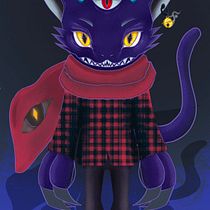 Ilustración digital con Procreate Mystic Cat. Traditional illustration, Drawing, Digital Illustration, and Digital Drawing project by Cristhian Manzano - 08.05.2021