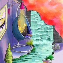 My project in Procreate: Creative Illustration Techniques course. Un progetto di Illustrazione tradizionale, Illustrazione digitale e Disegno digitale di Lizzie Nowobilska-Dean - 12.08.2021