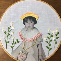 Mi Proyecto del curso: Bordado en fotografías sobre tela. Photograph, Collage, Paper Craft, Printing, Embroider, and DIY project by Ana Quevedo - 08.12.2021