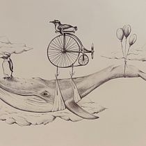 Il mio progetto del corso: Illustrazione surrealista con pennarelli Ein Projekt aus dem Bereich Traditionelle Illustration, Bleistiftzeichnung, Zeichnung, Realistische Zeichnung, Artistische Zeichnung und Illustration mit Tinte von francescabrunetti1981 - 12.08.2021