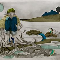 My project in Graphic Experimentation for Illustrated Stories course. Traditional illustration, Stor, and telling project by kimberley guilmette - 08.07.2021