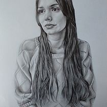 Mi Proyecto del curso: Retrato realista con lápiz de grafito. Traditional illustration, Fine Arts, Sketching, Pencil Drawing, Drawing, Portrait Drawing, Realistic Drawing, Artistic Drawing, and Figure Drawing project by Wilmer Arteaga de Sierra - 08.12.2021