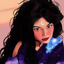 My project in Digital Fantasy Portraits with Photoshop course. Ilustração tradicional, Desenho, Ilustração digital, Desenho de retrato, Desenho digital, e Pintura digital projeto de Lợi Nguyễn - 10.08.2021