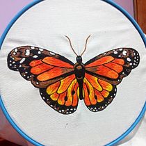 Mi Proyecto del curso: Técnicas de bordado realista. Traditional illustration, and Embroider project by membrilloelvia - 08.13.2021