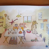 My project in Exploratory Sketchbook: Find Your Drawing Style course. Traditional illustration, Sketching, Creativit, Drawing, Watercolor Painting, Sketchbook, and Gouache Painting project by mikejwest - 08.13.2021