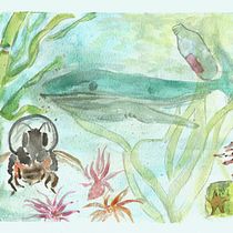 My project in Watercolor Illustration with Japanese Influence course. Un projet de Illustration traditionnelle, Dessin , et Aquarelle de suzrabe - 13.08.2021