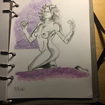 My project in Basic Principles of Drawing People from Imagination course. Traditional illustration, Fine Arts, Sketching, Pencil Drawing, Drawing, Artistic Drawing, and Figure Drawing project by Jose Lebron - 08.13.2021