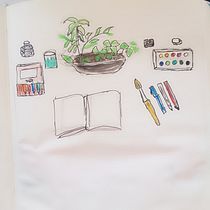 Mi Proyecto del curso: Sketching artístico en acuarela: atrévete a expresar tus ideas . Traditional illustration, Sketching, Creativit, Drawing, Watercolor Painting, and Sketchbook project by Janina Castello Burgos - 08.13.2021