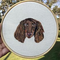Meu projeto do curso: Needle painting para principiantes. Embroider, and Naturalistic Illustration project by rehjcr - 08.13.2021