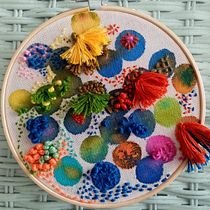 Mi Proyecto del curso: Técnicas básicas de bordado y acuarela. Painting, Watercolor Painting, and Embroider project by Myriam Pérez - 08.14.2021
