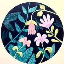 Mi Proyecto del curso: Técnicas de acuarela en negativo para ilustración botánica Ein Projekt aus dem Bereich Traditionelle Illustration, Aquarellmalerei und Botanische Illustration von Elena Medina Vielma - 13.08.2021
