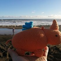 Mi Proyecto del curso: Diseño y creación de amigurumis. Fiber Arts, Crochet, and Amigurumi project by deyanira.canunir - 08.14.2021