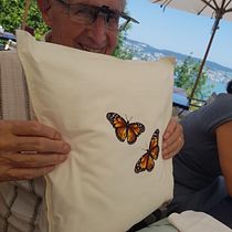 My project in Realistic Embroidery Techniques course. Traditional illustration, and Embroider project by Nora Keller - 08.14.2021