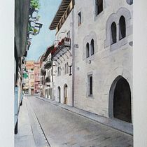 Mi Proyecto del curso: Representación arquitectónica en acuarela. Un proyecto de Ilustración tradicional, Bocetado, Dibujo, Pintura a la acuarela, Ilustración arquitectónica y Sketchbook de Amaia Ibarluzea Canales - 14.08.2021