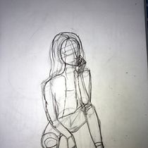 Mi Proyecto del curso: Dibujo anatómico para principiantes. Fine Arts, Sketching, Pencil Drawing, Drawing, Realistic Drawing, and Figure Drawing project by Natalia Vargas Garfias - 08.13.2021