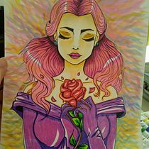 Mi Proyecto del curso: Coloreado con marcadores para dibujo manga. Traditional illustration, Comic, Color Theor, and Manga project by Cynthia Bugin - 08.15.2021