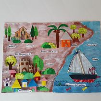 Mi Proyecto del curso: Ilustración de historias con papel. Traditional illustration, Collage, Paper Craft, Children's Illustration, Creating with Kids, and Narrative project by fermar71 - 08.15.2021