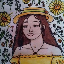 Meu projeto do curso: Retrato ilustrado com elementos botânicos. Un progetto di Illustrazione tradizionale, Illustrazione digitale, Illustrazione botanica e Disegno digitale di marcoviczfolladorheloa - 16.08.2021