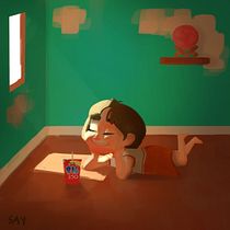 My project in Lighting Principles for Digital Painting course. Traditional illustration, Digital Illustration, and Digital Painting project by Say Sola - 08.15.2021