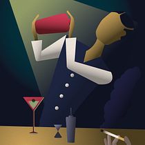 My project in Art Deco Style for Digital Illustration course. Un progetto di Illustrazione tradizionale, Belle arti, Design di poster  e Illustrazione digitale di Giannis Maiden - 09.08.2021