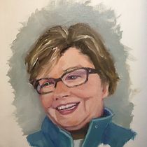 My project in Expressive Oil Portraiture: Explore the Alla Prima Technique course. Fine Arts, Painting, and Oil Painting project by Sandra McDougall - 08.16.2021