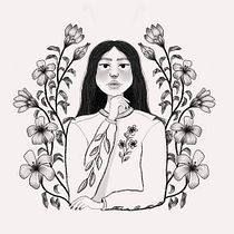 Meu projeto do curso: Técnicas de desenho tradicional com Procreate. Traditional illustration, Drawing, Digital Illustration, Portrait Drawing, and Digital Drawing project by Eduarda Maniezo - 08.08.2021