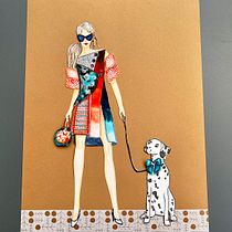 Mi Proyecto del curso:  Técnicas creativas para la ilustración de moda. Un proyecto de Ilustración tradicional, Collage, Dibujo artístico y Diseño de Elsie Toro - 16.08.2021