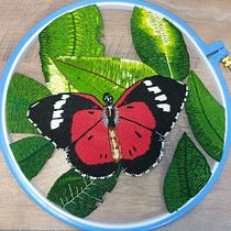 Mi Proyecto del curso: Técnicas de bordado realista. Traditional illustration, and Embroider project by Edith Hernandez - 08.17.2021