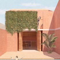 Mon projet du cours : Représentation graphique de projets architecturaux. Architecture, Graphic Design, Interior Architecture, Interior Design, L, scape Architecture, Collage, Digital Architecture, and Architectural Illustration project by Fabien LOPEZ - 08.17.2021