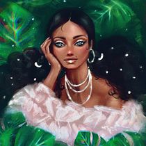 My project in Powerful Female Characters: Illustrating Confidence and Diversity course. Traditional illustration, Painting, Digital Illustration, Digital Drawing, and Digital Painting project by Aleksandra Schmidt - 07.23.2021