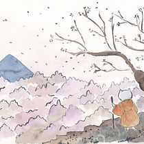 My project in Watercolor Illustration with Japanese Influence course. Un projet de Illustration traditionnelle, Dessin , et Aquarelle de doreenskina - 18.08.2021