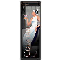 Cocktail - My project in Art Deco Style for Digital Illustration course. Un progetto di Illustrazione tradizionale, Belle arti, Design di poster  e Illustrazione digitale di rodrigo.roesler - 18.08.2021