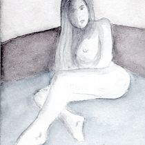 Meu projeto do curso: Figura humana em aquarela. Un progetto di Illustrazione tradizionale, Belle arti, Pittura, Pittura ad acquerello, Disegno realistico e Disegno anatomico di Flavio Santos - 18.08.2021