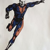 Mi Proyecto del curso: Ilustración para cómics: anatomía de un superhéroe. Un progetto di Illustrazione tradizionale, Character design, Fumetto, Disegno a matita e Disegno anatomico di diego_e - 18.08.2021