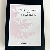 My project in Bookbinding of Your Artwork without Folds course- Pink flamingos and feral crows. Projekt z dziedziny Craft,  Sztuki piękne,  Introligatorstwo, DIY, Fotografia i Pisanie użytkownika carolinemfraser - 14.08.2021