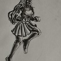 Mi Proyecto del curso: Diseño de personajes femeninos para cómics. Character Design, Comic, and Drawing project by Raul Duarte - 08.17.2021