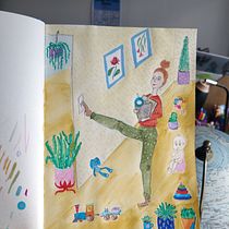 My project in Exploratory Sketchbook: Find Your Drawing Style course. Un proyecto de Ilustración tradicional, Bocetado, Creatividad, Dibujo, Pintura a la acuarela, Sketchbook y Pintura gouache de Olga - 26.07.2021