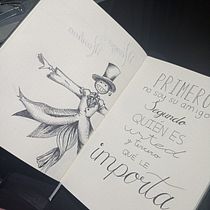 Mi Proyecto del curso: Introducción al bullet journal ilustrado. Projekt z dziedziny Trad, c, jna ilustracja, Craft, T, pografia,  R, sunek,  R, sunek art, st, czn, R, sunek botaniczn, DIY,  Pismo dekorac i jne użytkownika Fiona Salgado - 16.08.2021